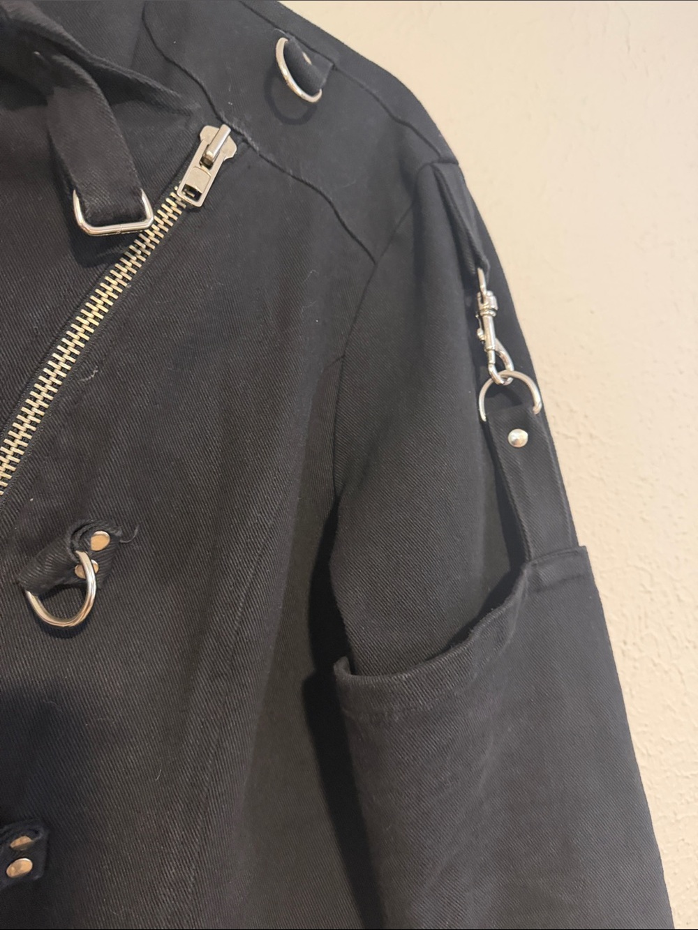 Fetish heavy canvas jacket with Buckles - Picture 5 of 5